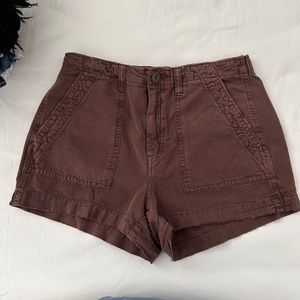 Brown Cargo Shorts